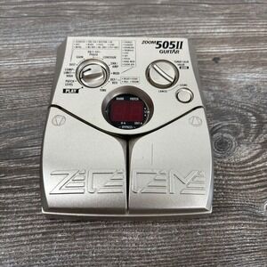 Zoom 505II Guitar Multi-Effects Processor Pedal Silver 505 II tested